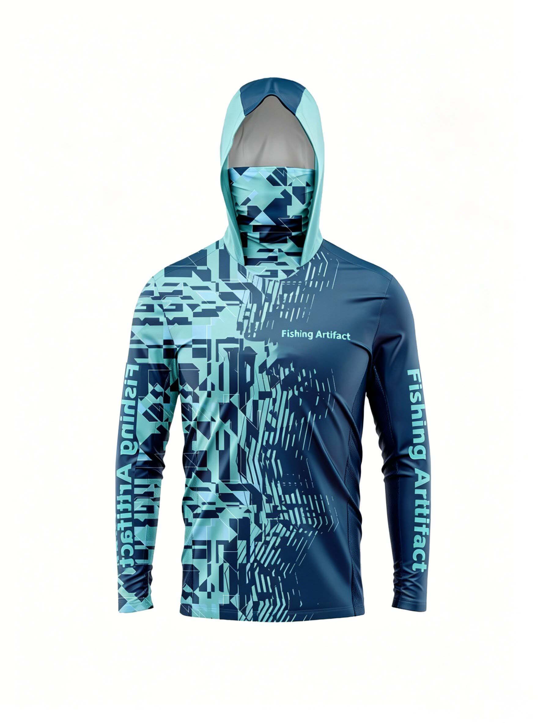 Sports Mask Breathable - Zomerhoodie voor heren, geschikt voor vissen,
