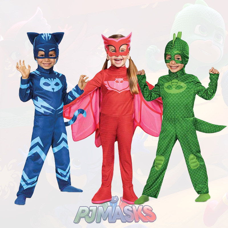 Kids Face Mask - Cosplay Blauwe Pyjama Kinderen Anime Held