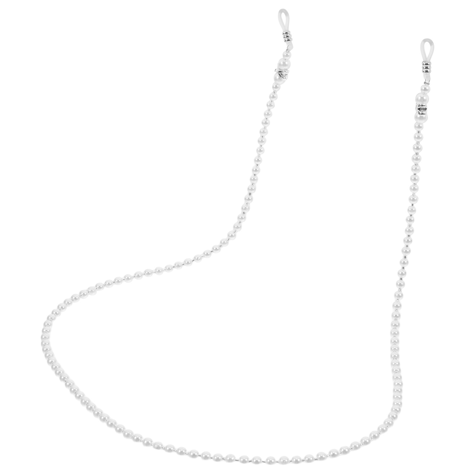 Mask Chain Holder - Elegante brillenkoord met parels, antislip, voor