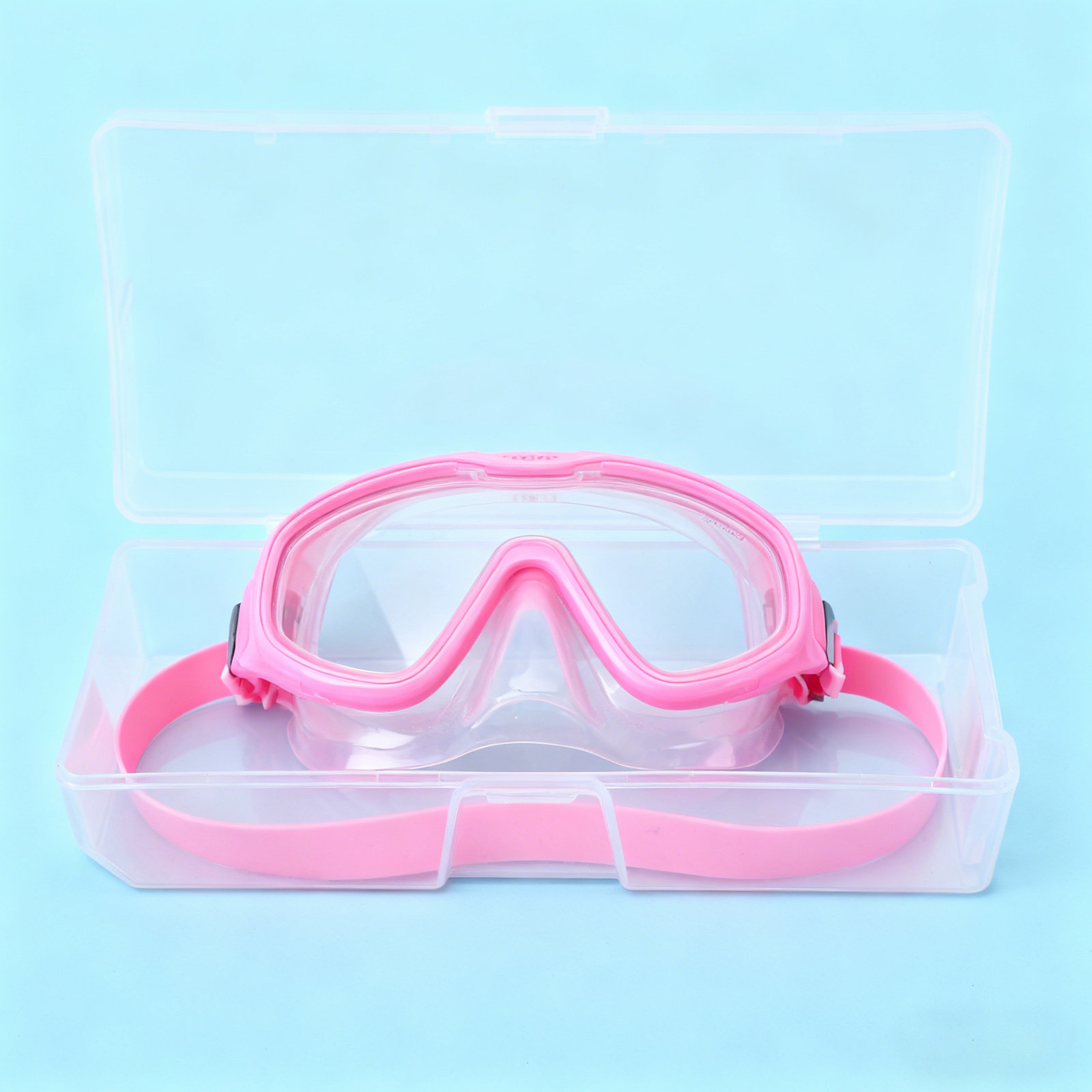 Mask Case Hard Shell - Beschermende opbergdoos voor snorkelmasker, 7,4 x