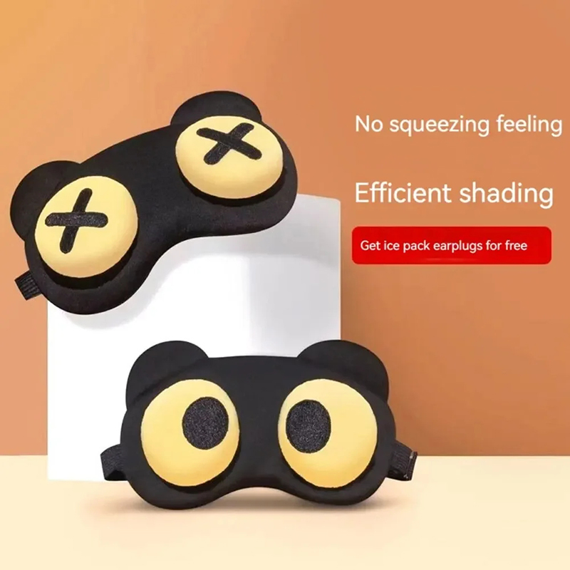 Kids Face Mask - Schattig oogmasker Slaapverzachtend Oogvermoeidheid Warm kompres