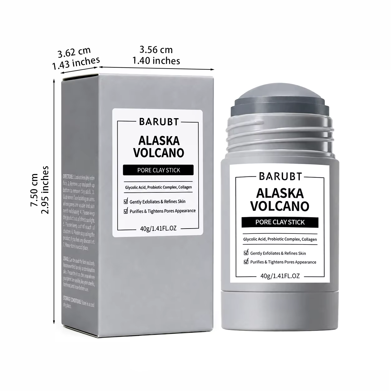Alaska Volcano Pore Clay Stick - Dust Mask Construction recensie en prijs