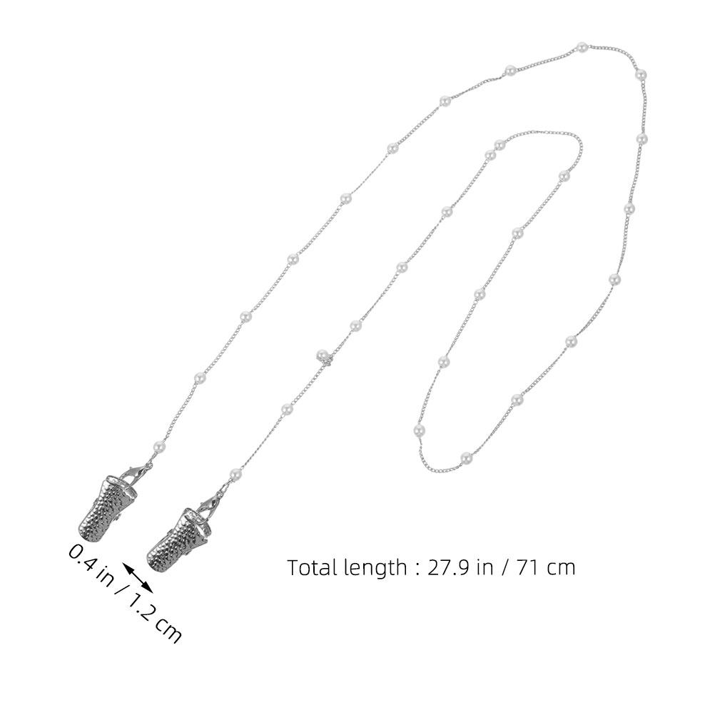 2 stuks brillenkoord met parel - Mask Chain Holder recensie en prijs