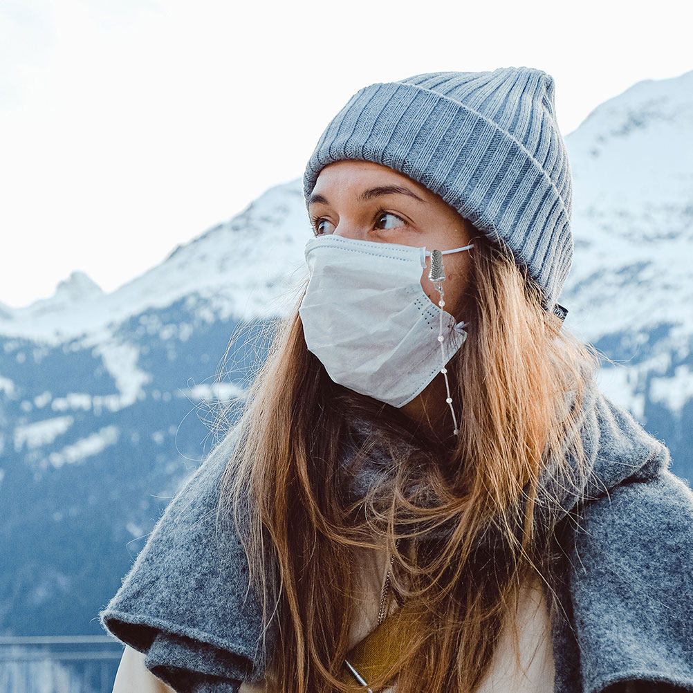 2 stuks brillenkoord met parel - Mask Chain Holder recensie en prijs