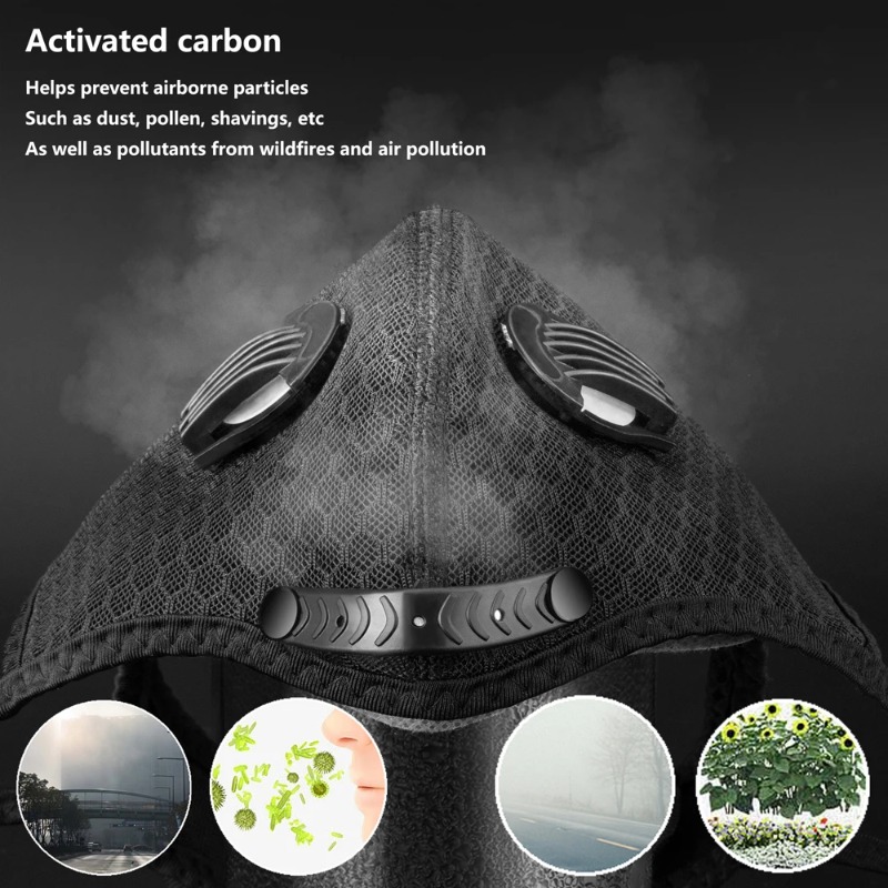 Fietsmasker, sportmasker, wasb - Dust Mask Construction recensie en prijs