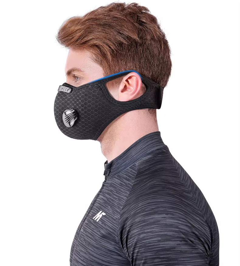 Fietsmasker, sportief, wasbaar - Dust Mask Construction recensie en prijs