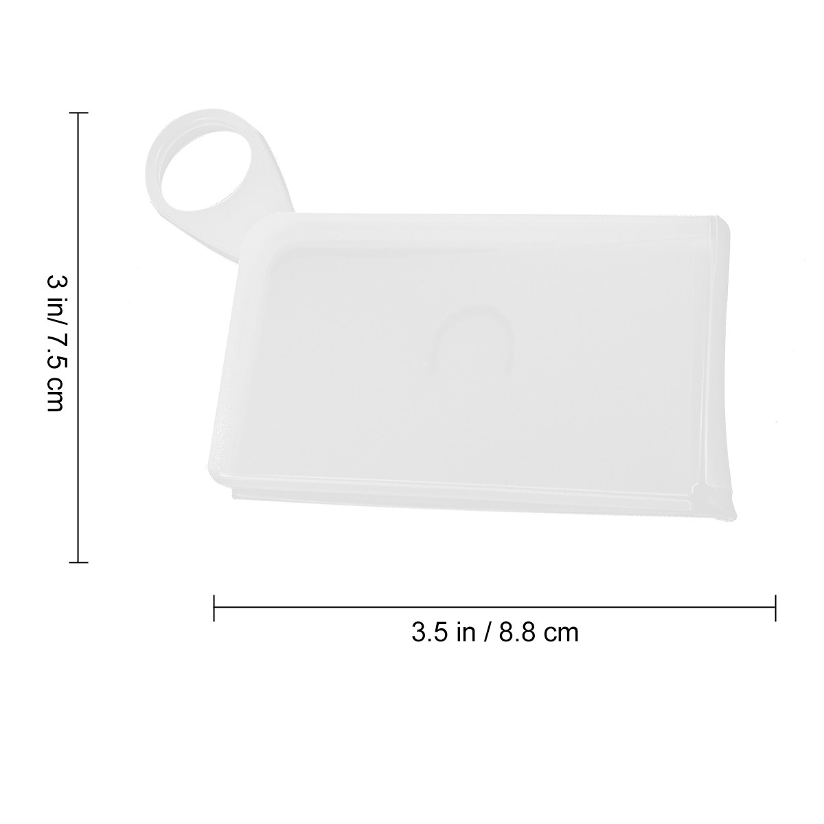 2 stuks platte siliconen opber - Face Mask Storage Box recensie en prijs