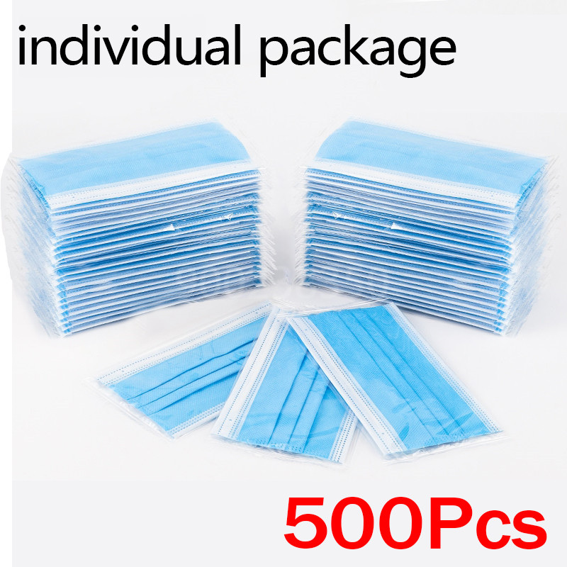 10-500 stuks Wegwerpmaskers vo - Disposable Mask Blue recensie en prijs