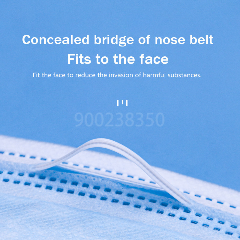 10-500 stuks Wegwerpmaskers vo - Disposable Mask Blue recensie en prijs