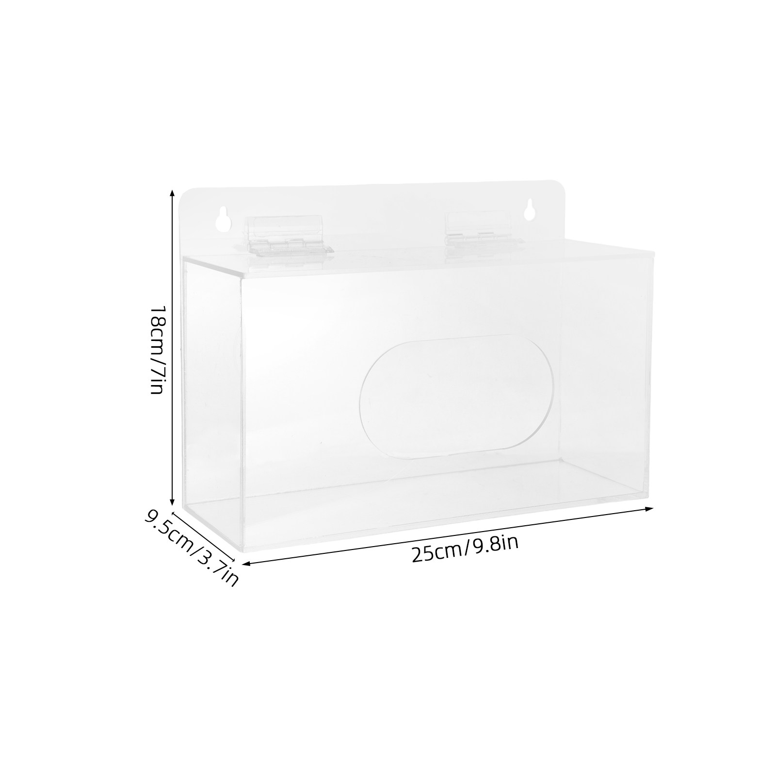 Acryl gezichtsmasker organizer - Face Mask Storage Box recensie en prijs